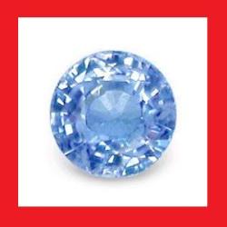 Sapphire Natural Africa - Light Blue Round Facet - 0.220cts