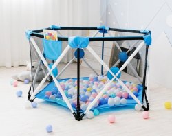 Portable Playpen With Carry Bag