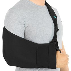 VIVE Arm Sling - Medical Support Strap For Broken Fractured Bones - Adjustable Shoulder Rotator Cuff Full Soft Immobilizer - For Left Right Arm