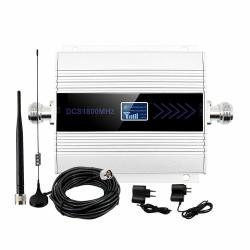 Phone Cell Signal Booster Antenna Repeater 4G Cellular Amplifier LTE Mobile Kit 1800MHZ