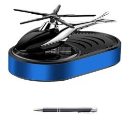 Solar Rotating Helicopter Car Air Freshener With Added Pen