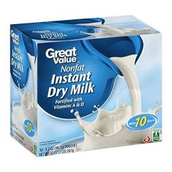 Great Value Nonfat Instant Dry Milk 32 Oz