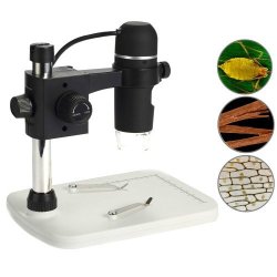 Usb Measurement Precise Digital Video Microscope Real 5.0mp Image Sensor 300x Magnifier With 8 Le...