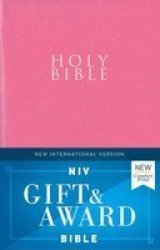 Niv Gift And Award Bible Leather-look Pink Red Letter Edition Comfort Print Paperback