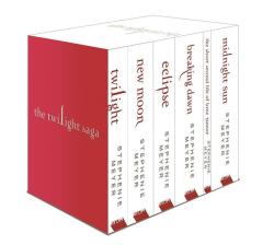 Twilight Saga 6 Book Set White Cover Mixed Media Product