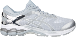 ASICS Men Gel-kayano 26 Platinum Running Shoes - Piedmont Grey silver