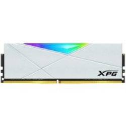 Adata Xpg Spectrix D50 Rgb 16GB DDR4 3600MHZ Dimm Memory Module White Edition