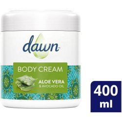 Dawn Soothing Body Cream Aloe Vera And Avocado Oil For Sensitive Skin 400ML