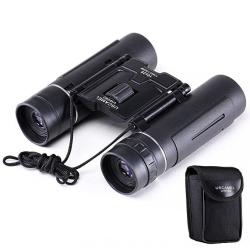 Uscamel Compact MINI Binoculars 10X25 Compact And Lightweight With Fully Coated High-resolution Lens Suitable For Adults Hunting Kids Bird Watching Concerts And Stargazing Black