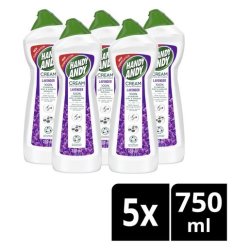 Handy Andy Lavender Multipurpose Cleaning Cream 750ML X 5