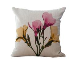 Small Fresh Flower Cotton Pillow Cushion Set - P1012 4 45X45CM Excludingpil