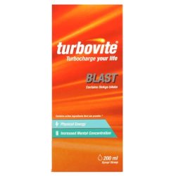 Turbovite Body And Mind Energy Booster Syrup 200ML