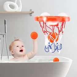 Overmal_toys Fun Basketball Hoop & Balls Playset For Boys Girls Bathtub Shooting Game