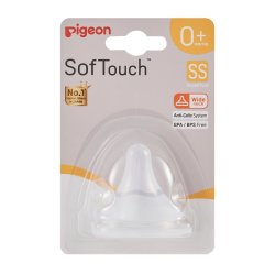 Pigeon - Softouch 3 Nipple Blister Pack 1PC Ss