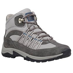 Timberland A1NOV Women's Mt. Maddsen Lite Mid Hiking Boots Grey Full-grain - 6 M