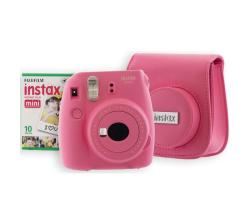 Instax MINI 9 Kit 1 Flamingo Pink Camera Bag Film
