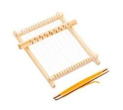 Craft Diy Wooden Weaving Loom Knitting Machine Frame Handcrafts With Weaver