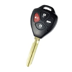 New 4 Buttons Remote Key Shell Case For Toyota 2007-2010 RAV4 Camry Yaris Avalon No Chips Inside