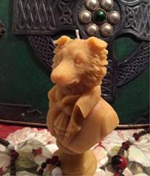 Victorian Aussie Australian Shepherd Border Collie Dog Bust Beeswax Candle Free Shipping In Usa