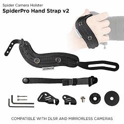 Spider Holster - Spiderpro Hand Strap V2 Graphite - Compatible With Dslr And Mirrorless Cameras.