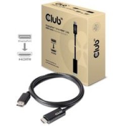 Club 3D Displayport Male To HDMI Male Cable 2M Black