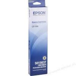 Epson S015637 Black Ribbon - 4 Million Chars - For Epson LX-350 LX-300 + II