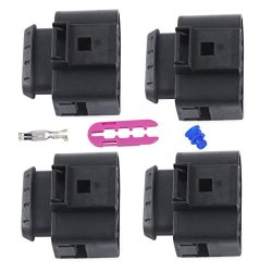Beler Set 4 Ignition Coil Connector Repair Kit IC39 Plug Fit For Audi A4 A6 A8 Vw Passat Jetta