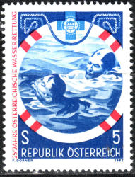 Austria 1982 Unmounted Mint Sg 1926 Austrian Lifesaving Water Services