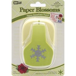 Mcgill Paper Blossoms Lever Punch 1.5-INCH Alpine Snowflake For Rose