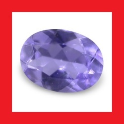 Iolite - Fine Blue Violet Oval Cut - 0.125cts