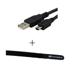 Antoble USB Data Sync Transfer Cable Cordfor Zoom H1 H4N H2N Portable Handy Digital Audio Recorder