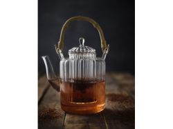 Eetrite Glass Teapot Infuser With Bamboo Handle 800ml