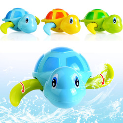 New Born Babies Swim Turtle Wound-up Chain Small Animal Baby Children Bath Toy