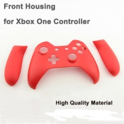 XBOX One Controller Front Faceplate With Side Rail Series Matt Red