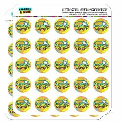 Scooby-doo The Mystery Machine Planner Calendar Scrapbooking Crafting Stickers