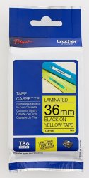 Brother TZE-661 Black On Yellow Laminated Tape 36MM