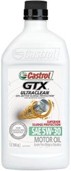 Castrol 6144 GTX Ultraclean 5W-30 Motor Oil 1 Quart 6 Pack