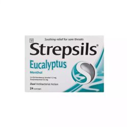 Strepsils Lozenges 24'S Assorted - Eucalyptus Menthol