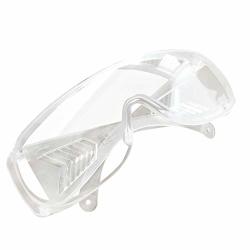 Liejie Safety Goggle Glasses Eyewear Protective Safety Glasses Transparent Safety Glasses With Clear Anti Fog Scratch Resistant Wrap Around Lenses And No-slip Grips A