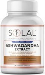 Solac Solal Ashwaganda Extract For Stress Relief 60 Capsules