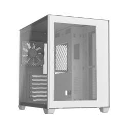 FSP CMT380 W Atx Micro Atx MINI Itx Gaming Chassis 1X 120MM| Mid Tower Tempered Glass Side Panel White