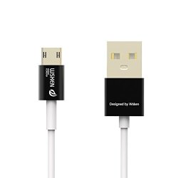 Data Cables Wsken M-cable 1M 2.4A Double Sided Reverse Plug Micro USB To USB Metal Head Tpe Wire Data Sync Charging Cable With Metal