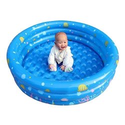 Gbell Large Family Inflatable Pool Bath Swimming Tub With 1 Repair Package Summer Game Kids Swim Pool Water Toys For Adults Boys Girls 56 43 20INCH