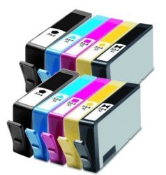 10PK Axiom Remanufactured Ink Cartridges Set For Hp 564XL Photosmart C6350 C6380 D5445 D5460 D7560