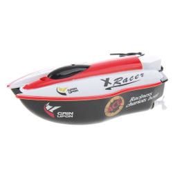 High Speed 27MHZ MINI Remote Control Racing Boat Water Playing Toy Size: 110MM X 54MM X 40MM Red