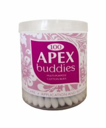 Apex Cotton Buds Pink Buddies 100