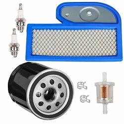 Hifrom Air Filter With Oil Filter Fuel Filter Spark Plug Tune Up Kit Fit For Kawasaki FH451V FH500V FH531V FH580V 17HP 19HP 23HP Replaces
