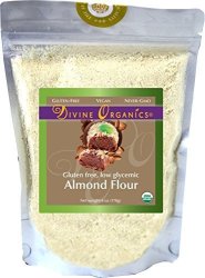 Divine Organics 6 Oz Almond Flour 170 Grams - Gluten Free Low Glycemic 6 Oz