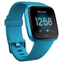 Fitbit Versa Lite Fitness Watch in Marina Blue & Aluminium