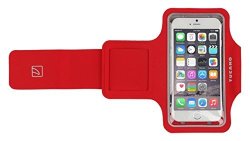 Tucano Ultra Thin Arm Band Running Sports Gym Armband Case For Smartphone-red